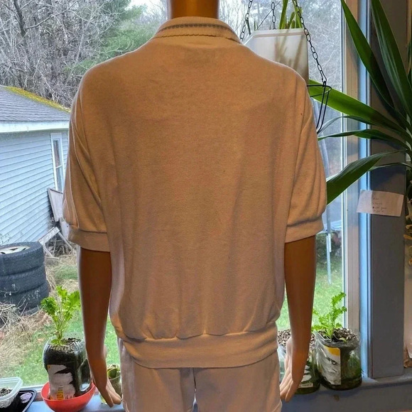 Vintage 80s Land’nSea Cottagecore Traditional Floral Embroidery Shirt Women S/M - Picture 2 of 4